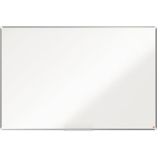 Nobo® Whiteboard Premium Plus Maße der Oberfläche: 180 x 120 cm (B x H) Tafel magnethaftend nicht beidseitig beschreibbar inkl. Nobo Marker Stahl emailliert weiß