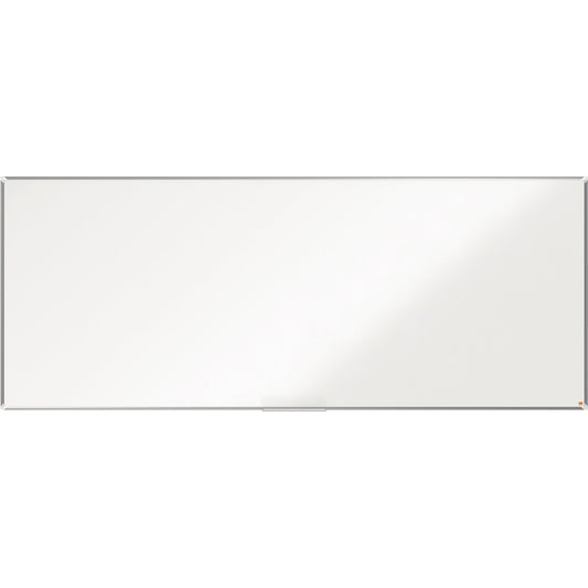 Nobo® Whiteboard Premium Plus Maße der Oberfläche: 300 x 120 cm (B x H) Tafel magnethaftend nicht beidseitig beschreibbar inkl. Nobo Marker Stahl emailliert weiß