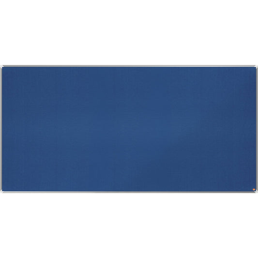 Nobo® Pinnwand Premium Plus 240 x 120 cm (B x H) Maße der Oberfläche: 238,3 x 116,7 cm (B x H) Filz Material des Rahmens: Aluminium blau