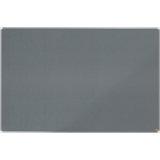 Nobo® Pinnwand Premium Plus 180 x 120 cm (B x H) Maße der Oberfläche: 177,8 x 116,7 cm (B x H) Filz Material des Rahmens: Aluminium grau