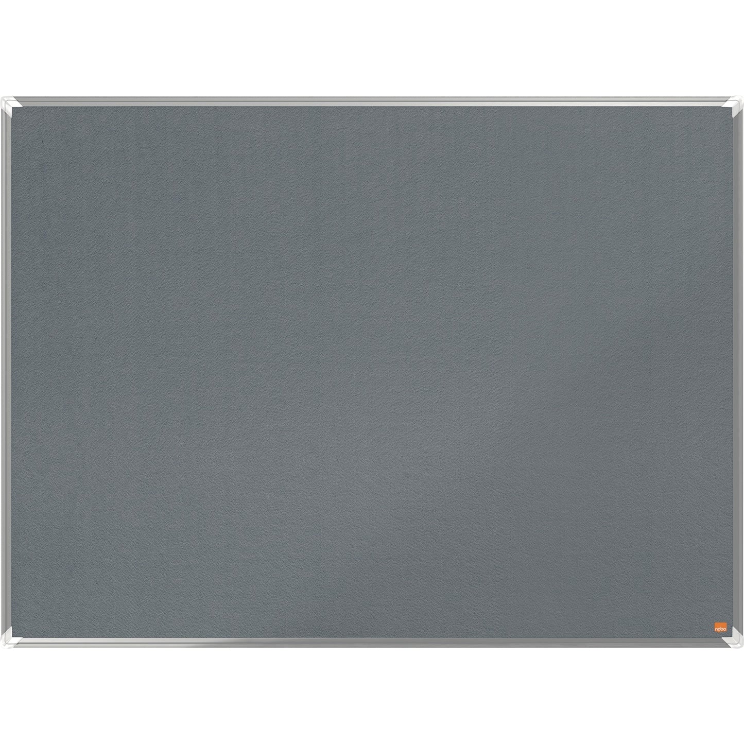Nobo® Pinnwand Premium Plus 120 x 90 cm (B x H) Maße der Oberfläche: 117,3 x 86,5 cm (B x H) Filz Material des Rahmens: Aluminium grau