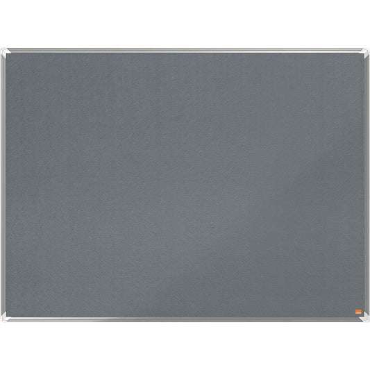 Nobo® Pinnwand Premium Plus 120 x 90 cm (B x H) Maße der Oberfläche: 117,3 x 86,5 cm (B x H) Filz Material des Rahmens: Aluminium grau