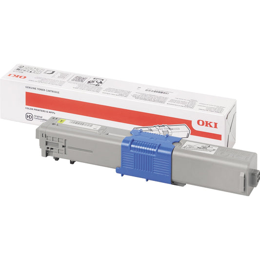 OKI Toner Originalzubehör 46508713 ca. 1.500 Seiten gelb