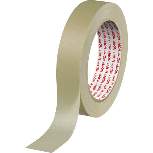 NOPI® Kreppband Innenbereich 25 mm x 50 m (B x L) Naturkautschuk beige