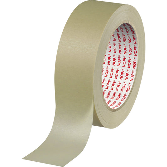 NOPI® Kreppband Innenbereich 35 mm x 50 m (B x L) Naturkautschuk beige