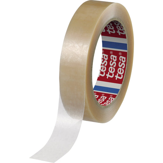 tesa® Packband tesapack® 4124 25 mm x 66 m (B x L) Naturkautschuk transparent