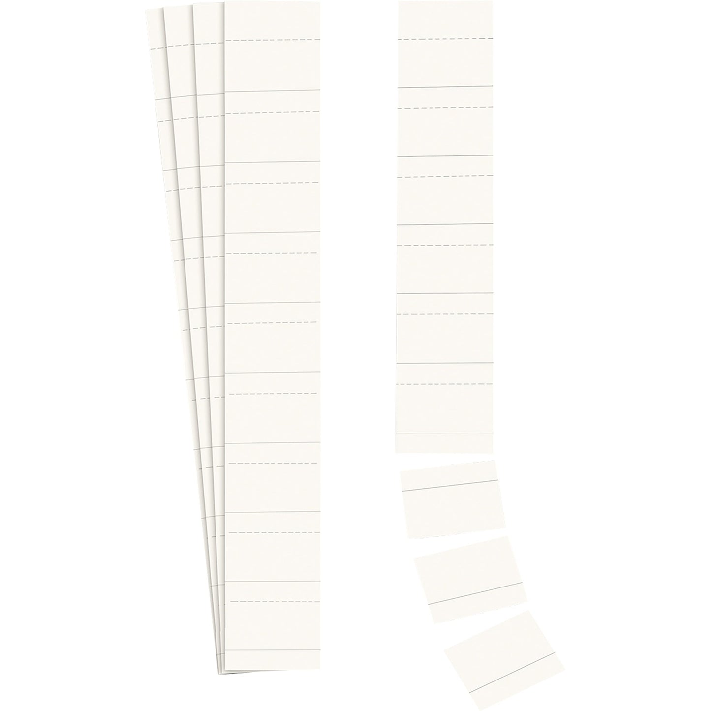 Ultradex Einsteckkarte Planrecord 6 x 3,2 cm (B x H) 190g/m² weiß 90 St./Pack.