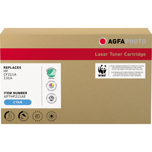 AgfaPhoto Toner kein Originalzubehör Kompatibel mit: HP 131A ca. 1.800 Seiten cyan