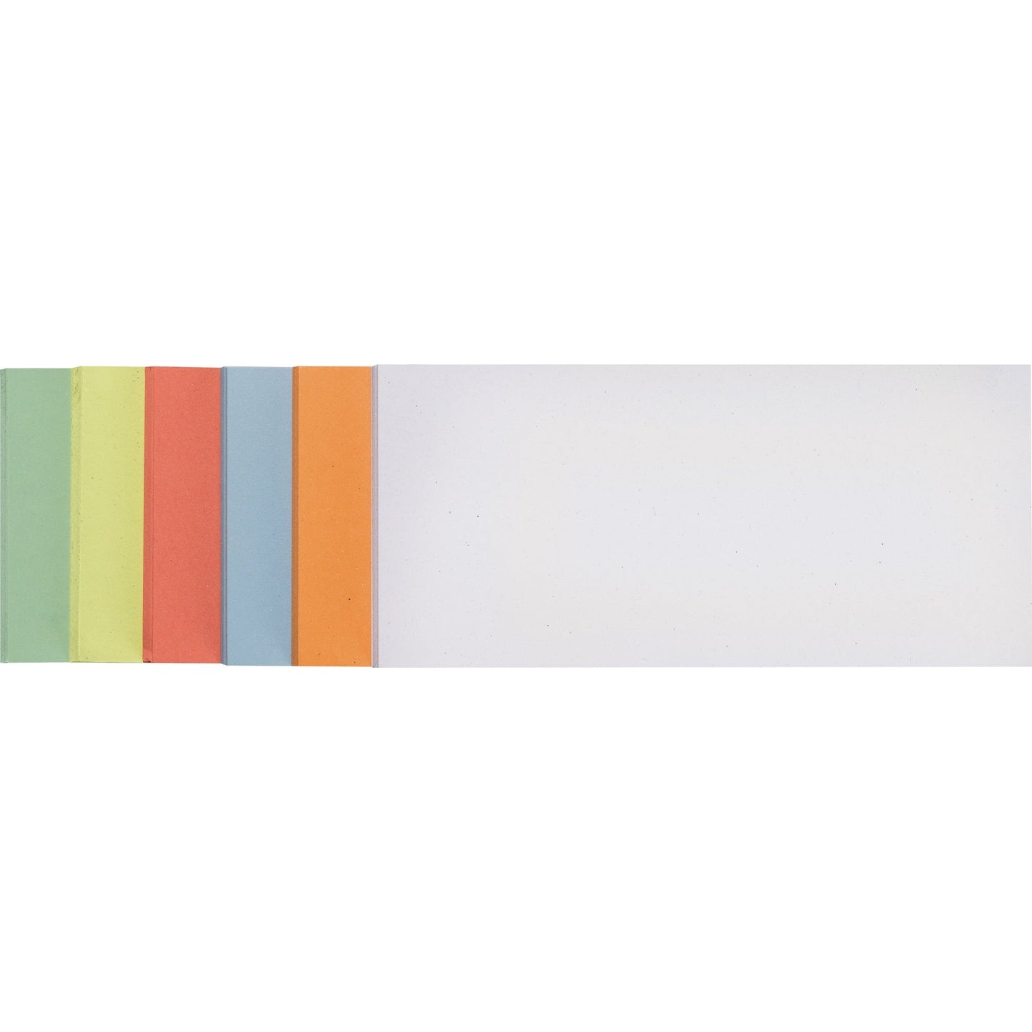 FRANKEN Moderationskarte 20,5 x 9,5 cm (B x H) 130g/m² Altpapier, 100 % recycelt farbig sortiert 250 St./Pack.