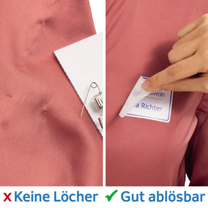 HERMA Namensetikett SPECIAL 88,9 x 33,8 mm (B x H) Acetatseide weiß 320 Etik./Pack.