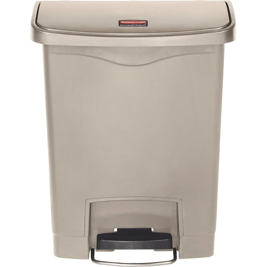 Rubbermaid Tretabfalleimer SLIM JIM® STEP-ON 37 x 85,42 x 60,83 cm (B x H x T) 90l Kunststoff beige