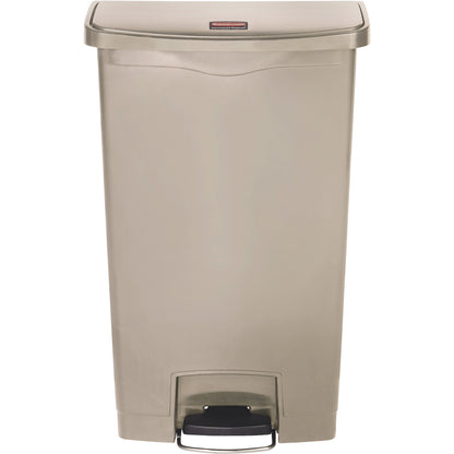 Rubbermaid Tretabfalleimer SLIM JIM® STEP-ON 28,91 x 53,64 x 44,75 cm (B x H x T) 30l Kunststoff beige