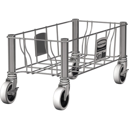 Rubbermaid Transportroller Slim Jim Abfalleimer SLIM JIM® 2026721, 2026725, 2026726 16,48 x 41,94 cm (B x H) Edelstahl silber
