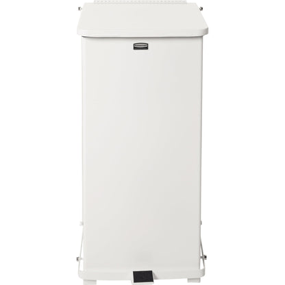 Rubbermaid Abfalleimer Defender 90l Stahl, verzinkt weiß 1 Sortierfach