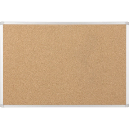 Bi-office Pinnwand Earth 90 x 60 cm (B x H) Maße der Oberfläche: 86 x 56 cm (B x H) Kork Material des Rahmens: Aluminium braun