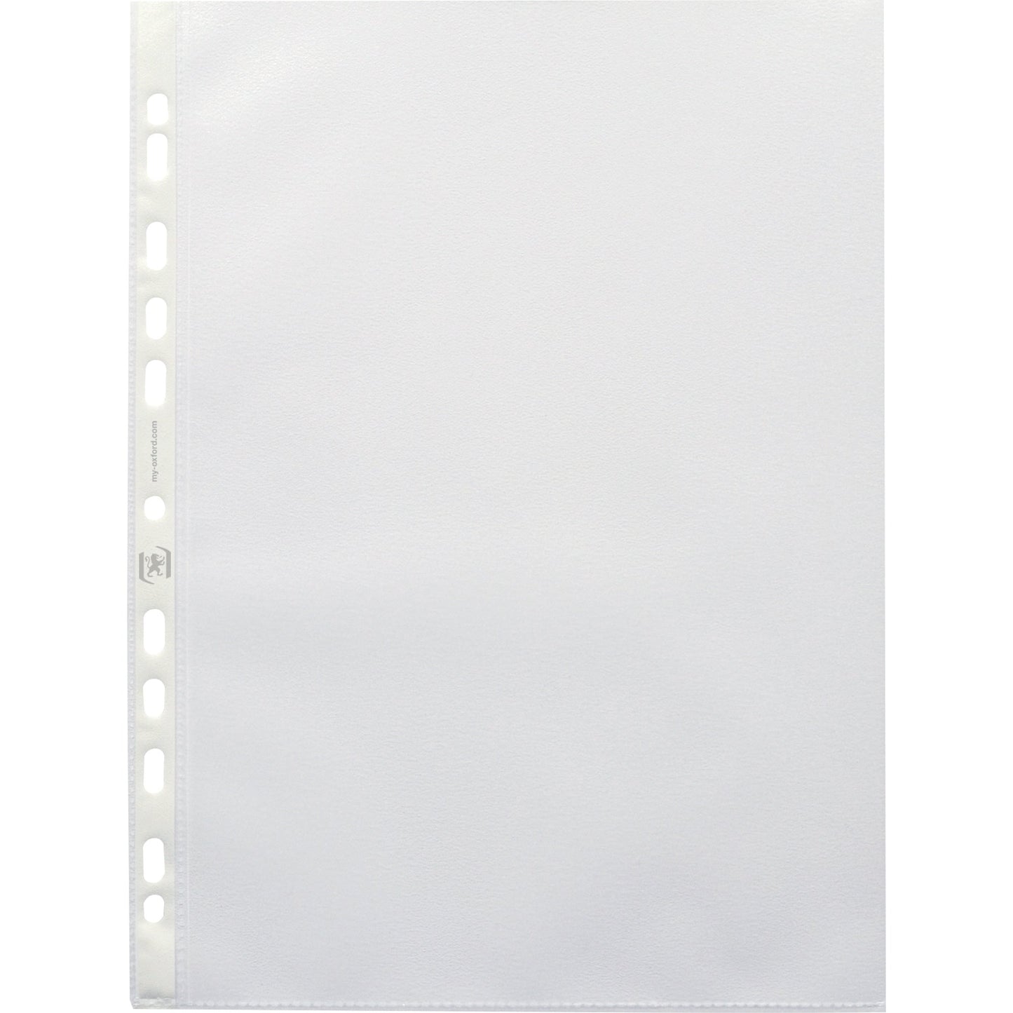 Oxford Prospekthülle Premium DIN A4 120µm oben, links offen Polypropylen transparent 100 St./Pack.