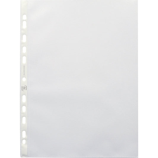 Oxford Prospekthülle Premium DIN A4 120µm oben, links offen Polypropylen transparent 100 St./Pack.