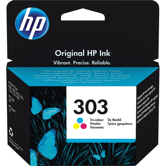 HP Tintenpatrone Originalzubehör 303 ca. 165 Seiten mehrfarbig 4ml