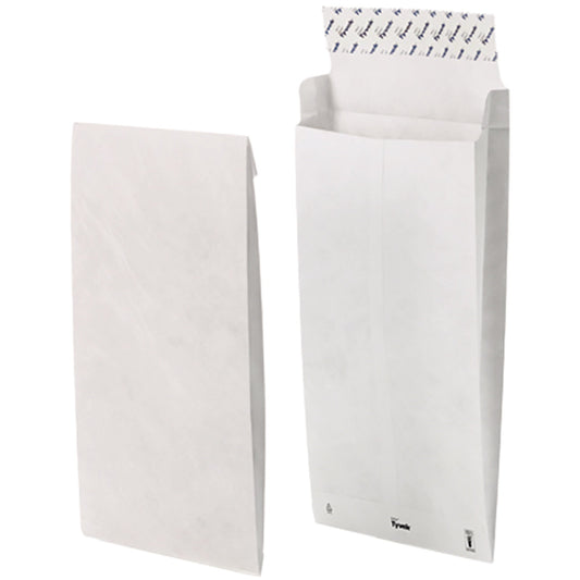 Tyvek® Faltentasche DIN B4A 250 x 330 mm (B x H) ohne Fenster 55g/m² mit Haftklebung Tyvek® weiß