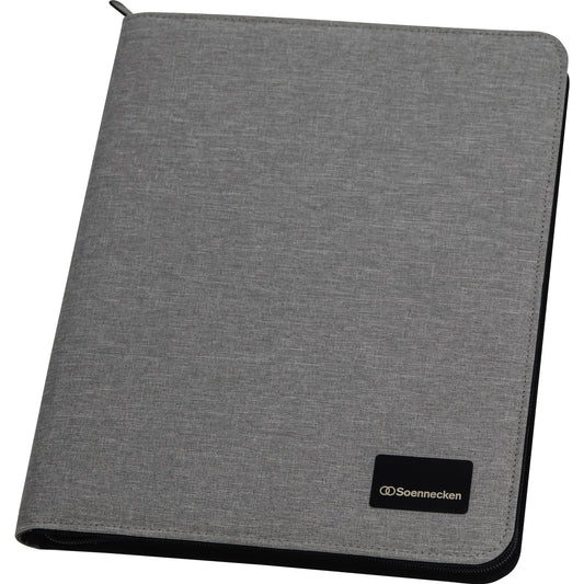 Soennecken Schreibmappe HAMBURG 33 x 26 x 2,5 cm (B x H x T) Polyester grau