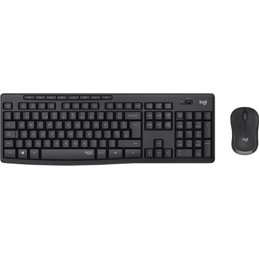 Logitech Tastatur-Maus-Set MK295 QWERTZ Windows® universell USB-A 10m inkl. USB-Empfänger graphit