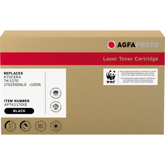 AgfaPhoto Toner kein Originalzubehör Kompatibel mit: KYOCERA TK-1170 ca. 14.400 Seiten schwarz