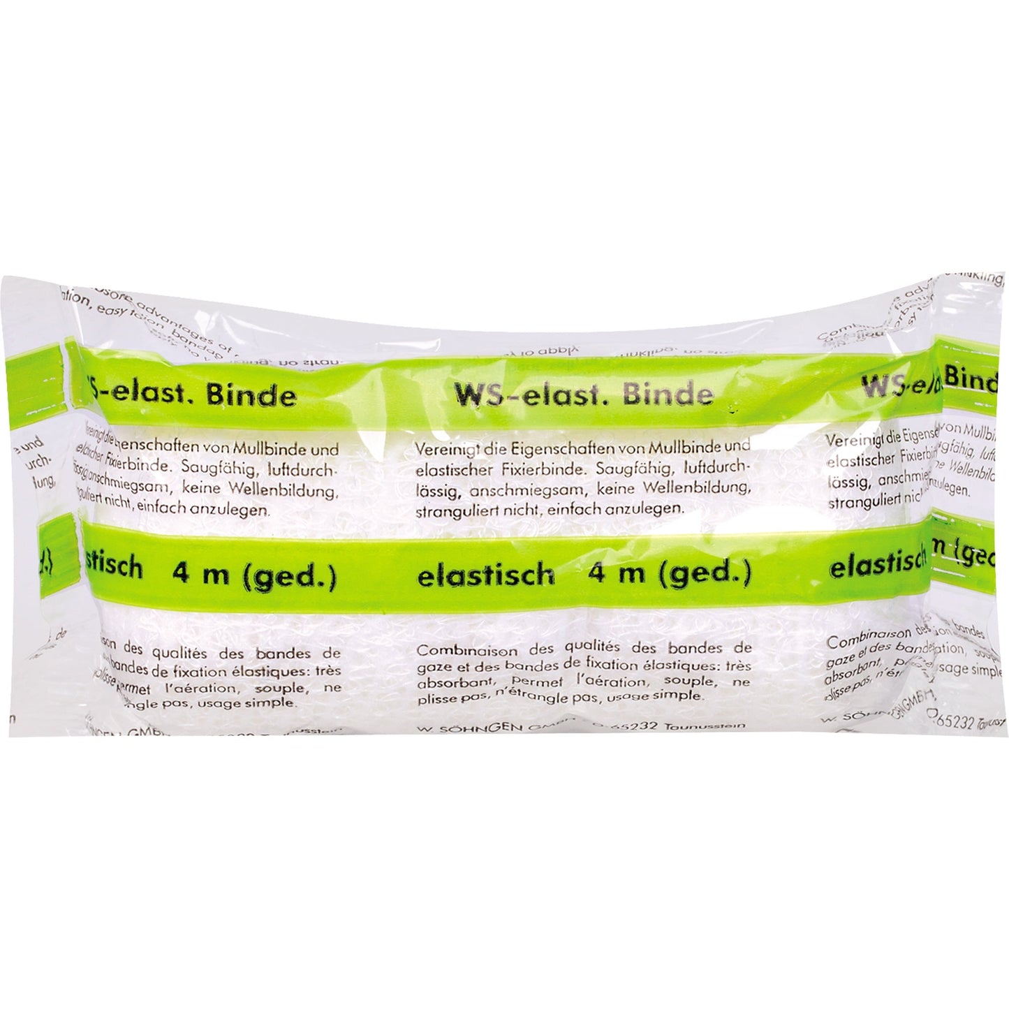 SÖHNGEN® Mullbinde 8 cm x 4 m (B x L) grün