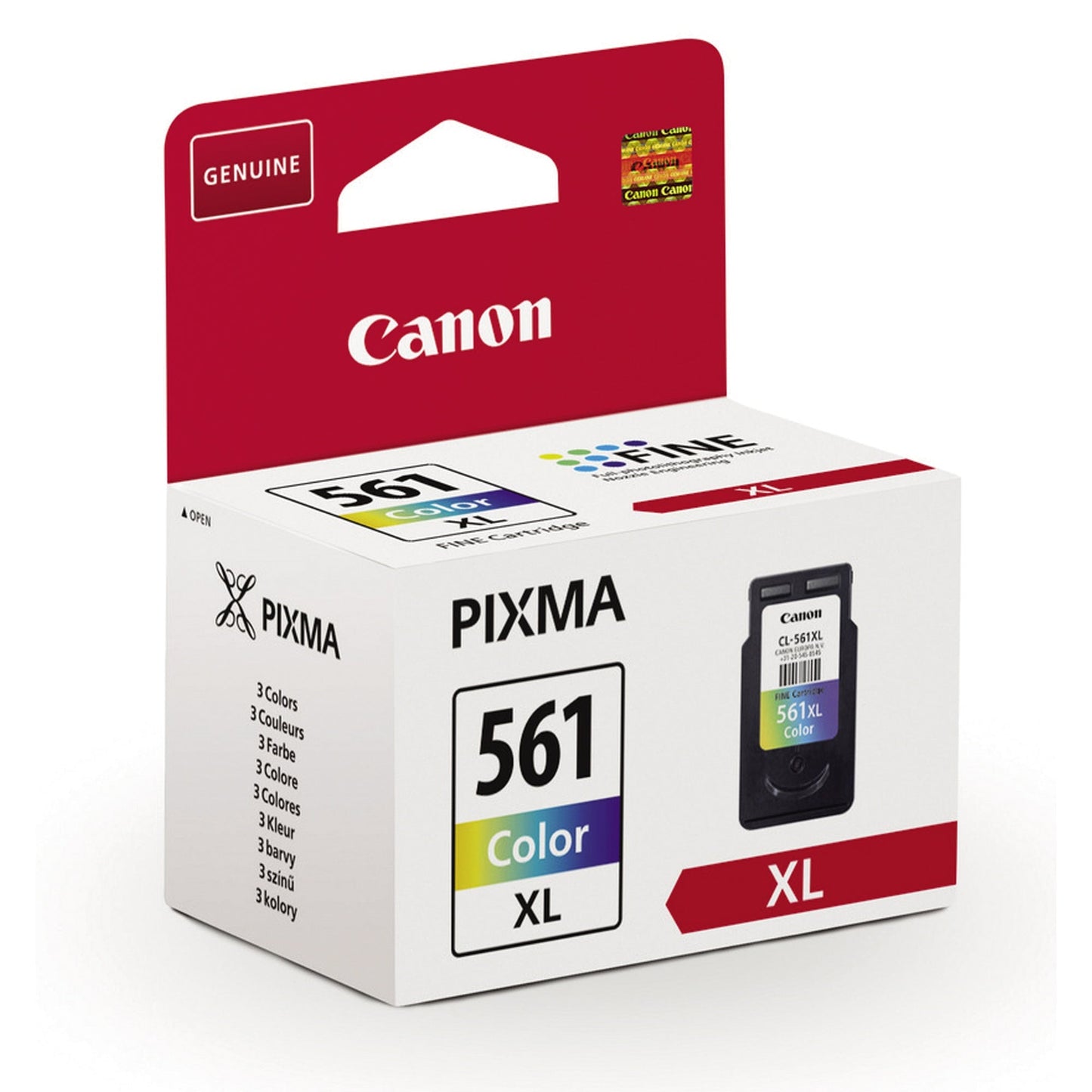 Canon Tintenpatrone Originalzubehör CL-561XL ca. 300 Seiten mehrfarbig 12,2ml
