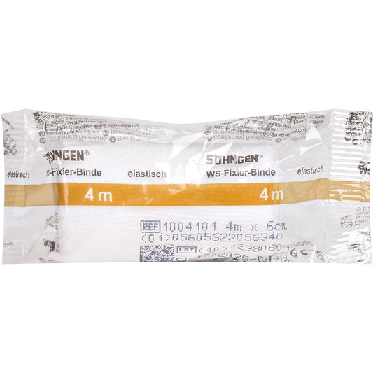 SÖHNGEN® Fixierbinde 6 cm x 4 m (B x L) elastisch Elast-Gewebe weiß