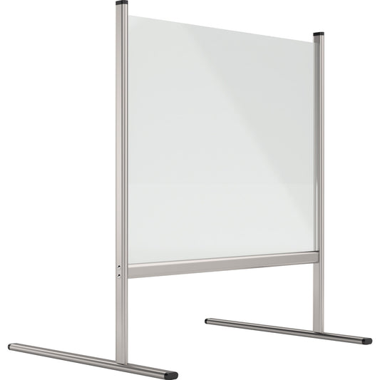 magnetoplan® Hygiene- und Niesschutz Kassenbereich, Thekenbereich, Empfangsthresen, Rezeptionen 83 x 92,5 x 62 cm (B x H x T) Acrylglas transparent