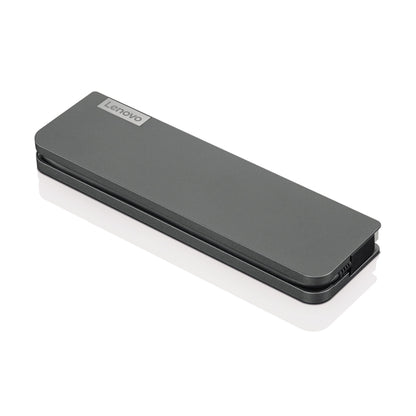 Lenovo Dockingstation 18 x 1,7 x 5,3 cm (B x H x T) Netzbetrieb 1 x USB-C (Stromanschluss), 1 x USB-C 3.1, 1 x USB 3.1 Gen 1, 1 x USB 2.0, 1 x HDMI, 1 x VGA, 1 x RJ45, 1 x Kopfhörer/Mikrofon