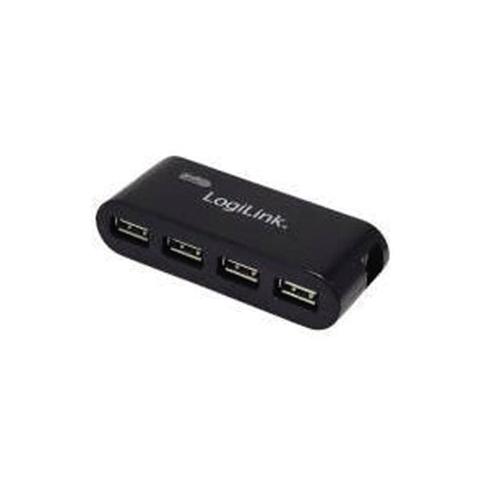 LogiLink USB-Hub USB 2.0 schwarz