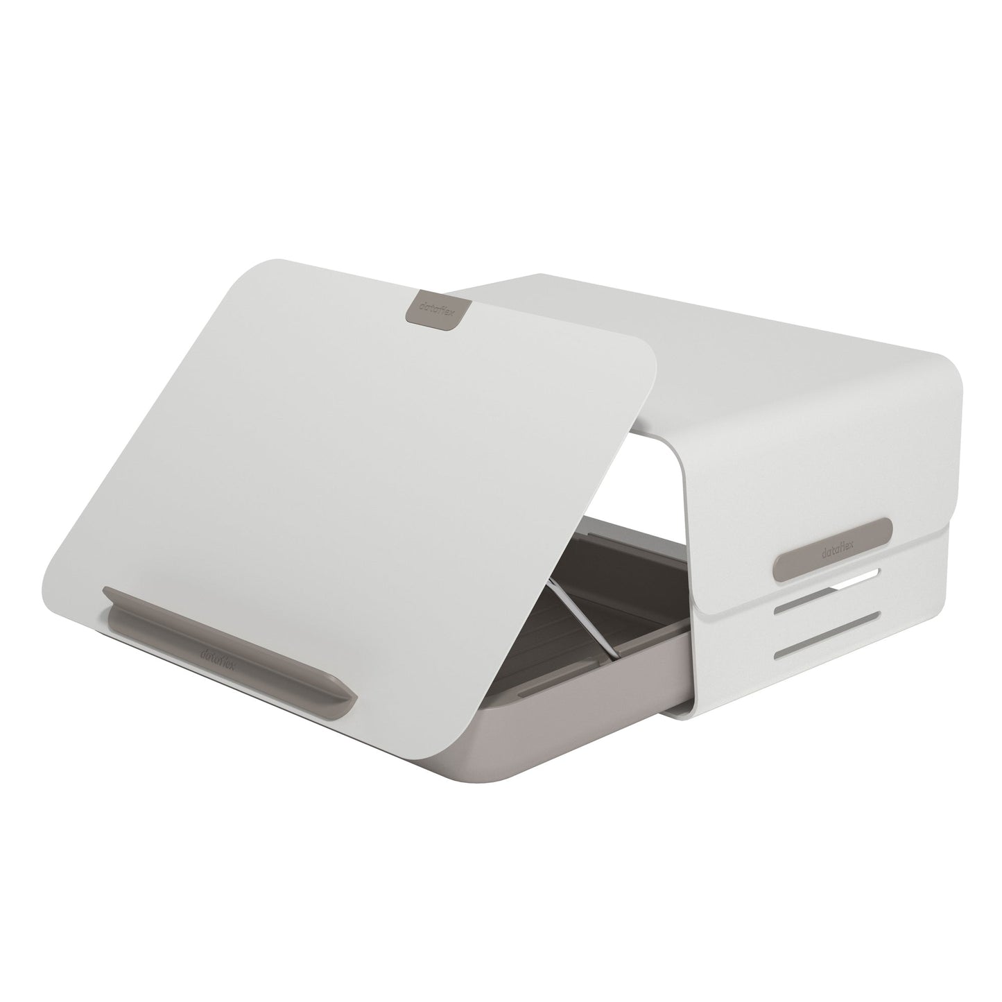 Dataflex Monitorständer Addit Bento® 220 38,1 x 11-16 x 26 cm (B x H x T) 20kg höhenverstellbar Stahl, pulverbeschichtet weiß