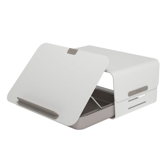 Dataflex Monitorständer Addit Bento® 220 38,1 x 11-16 x 26 cm (B x H x T) 20kg höhenverstellbar Stahl, pulverbeschichtet weiß