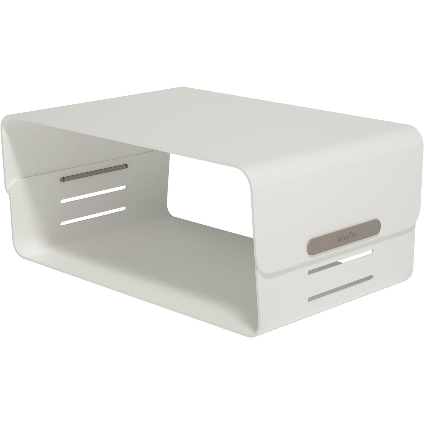 Dataflex Monitorständer Addit Bento® 38,1 x 11-16 x 26 cm (B x H x T) 20kg höhenverstellbar Stahl, pulverbeschichtet weiß, matt