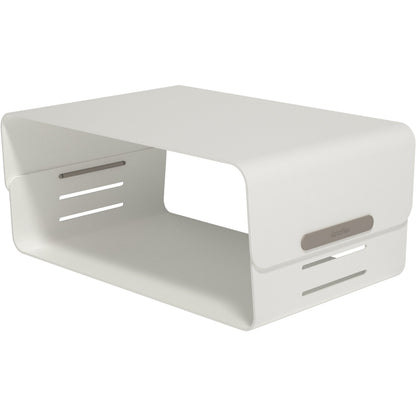 Dataflex Monitorständer Addit Bento® 38,1 x 11-16 x 26 cm (B x H x T) 20kg höhenverstellbar Stahl, pulverbeschichtet weiß, matt