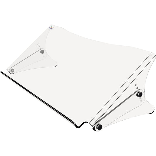 Dataflex Konzepthalter Addit ErgoDoc® DIN A3 höhenverstellbar mit Neigungsverstellung ohne verstellbaren Zeilenzeiger Acryl transparent