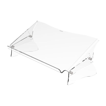 Dataflex Konzepthalter Addit ErgoDoc® DIN A3 höhenverstellbar mit Neigungsverstellung ohne verstellbaren Zeilenzeiger Acryl transparent