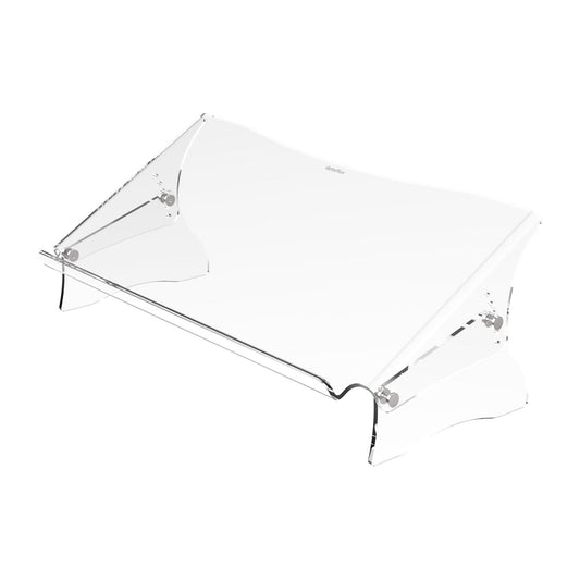 Dataflex Konzepthalter Addit ErgoDoc® DIN A3 höhenverstellbar mit Neigungsverstellung ohne verstellbaren Zeilenzeiger Acryl transparent