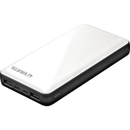 Varta Powerbank Energy 74 x 138 x 21 mm (B x H x T) 2 x USB-A, Micro-USB, USB-C inkl. Micro-USB-Ladekabel weiß