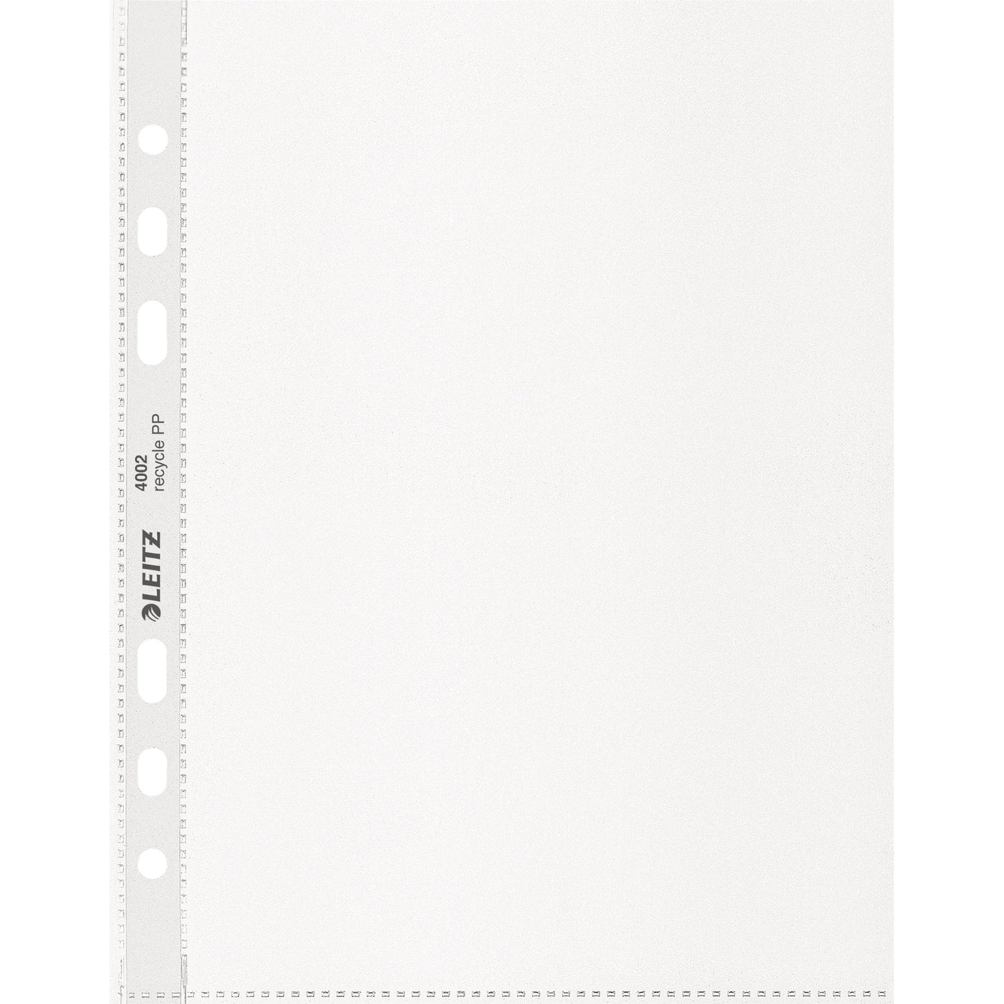 Leitz Prospekthülle Recycle DIN A5 100µm oben offen Polypropylen, 90 % recycelt transparent 25 St./Pack.