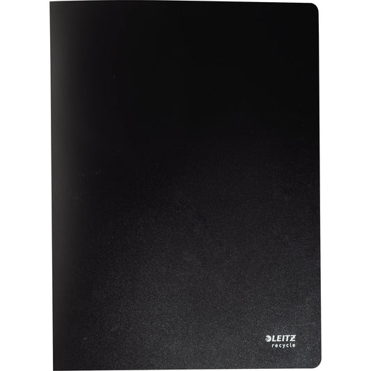 Leitz Sichtbuch Recycle DIN A4 Polypropylen, 90 % recycelt schwarz 20 Hüllen