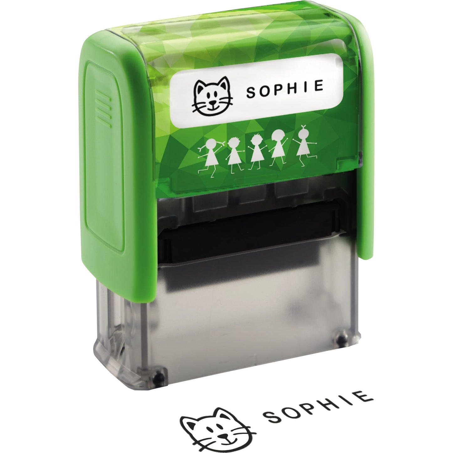 trodat® Textstempel Deine Dinge Typomatic 38 x 14 mm (B x H) Stempeltext austauschbar Stempelkissen austauschbar 95°C schwarz
