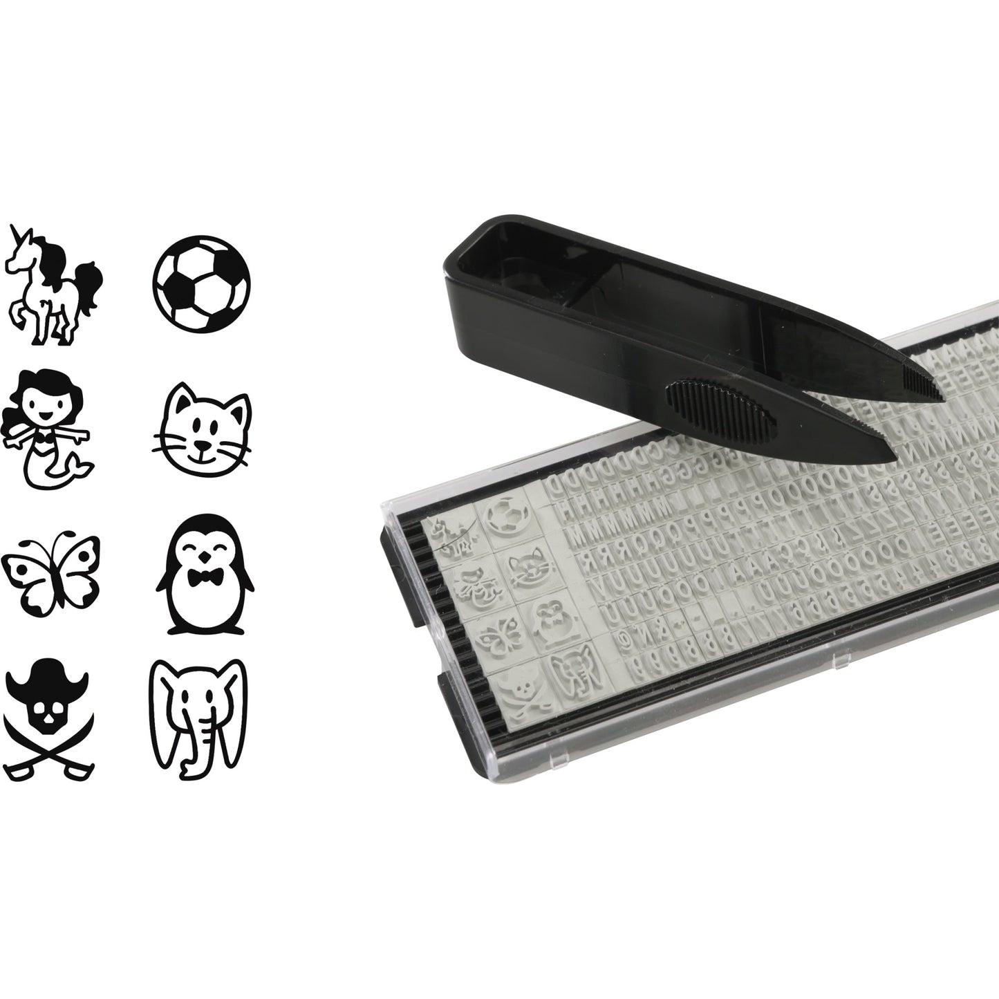 trodat® Textstempel Deine Dinge Typomatic 38 x 14 mm (B x H) Stempeltext austauschbar Stempelkissen austauschbar 95°C schwarz