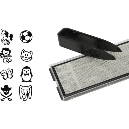 trodat® Textstempel Deine Dinge Typomatic 38 x 14 mm (B x H) Stempeltext austauschbar Stempelkissen austauschbar 95°C schwarz