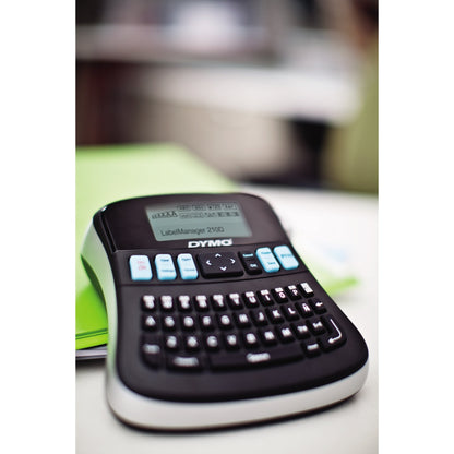 DYMO® Beschriftungsgerät LabelManagerT 210D+ 1 Display-Zeile 8 Schriftgrößen 2 Druckzeilen inkl. Netzteil, D1-Starter-Schriftbandkassette (12 mm x 3 m, schwarz auf weiß), Kurzanleitung