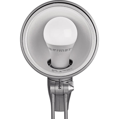 MAUL Tischleuchte MAULrock E je Lichtquelle: 8 kWh/1.000h Netzbetrieb silber