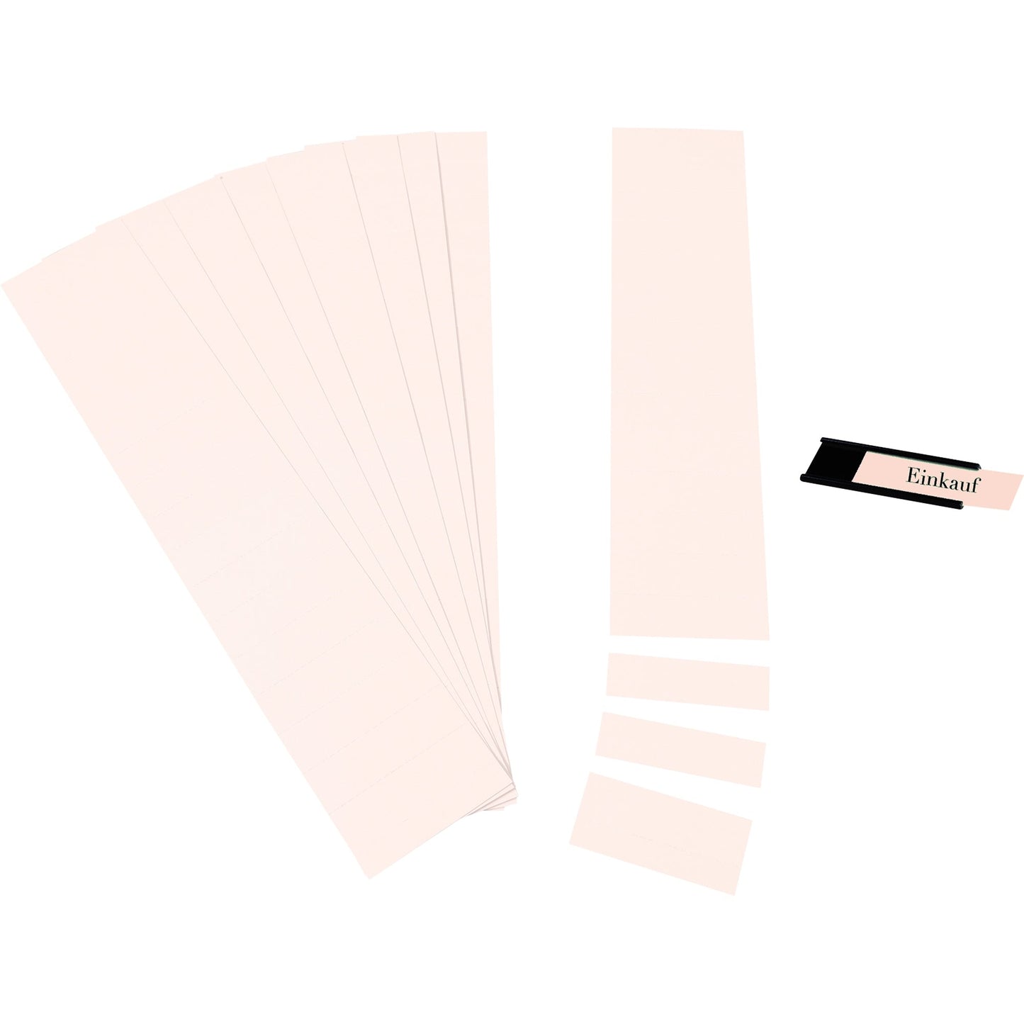 Ultradex Einsteckkarte C-Profil 6 x 1,7 cm (B x H) 190g/m² rosa 170 St./Pack.
