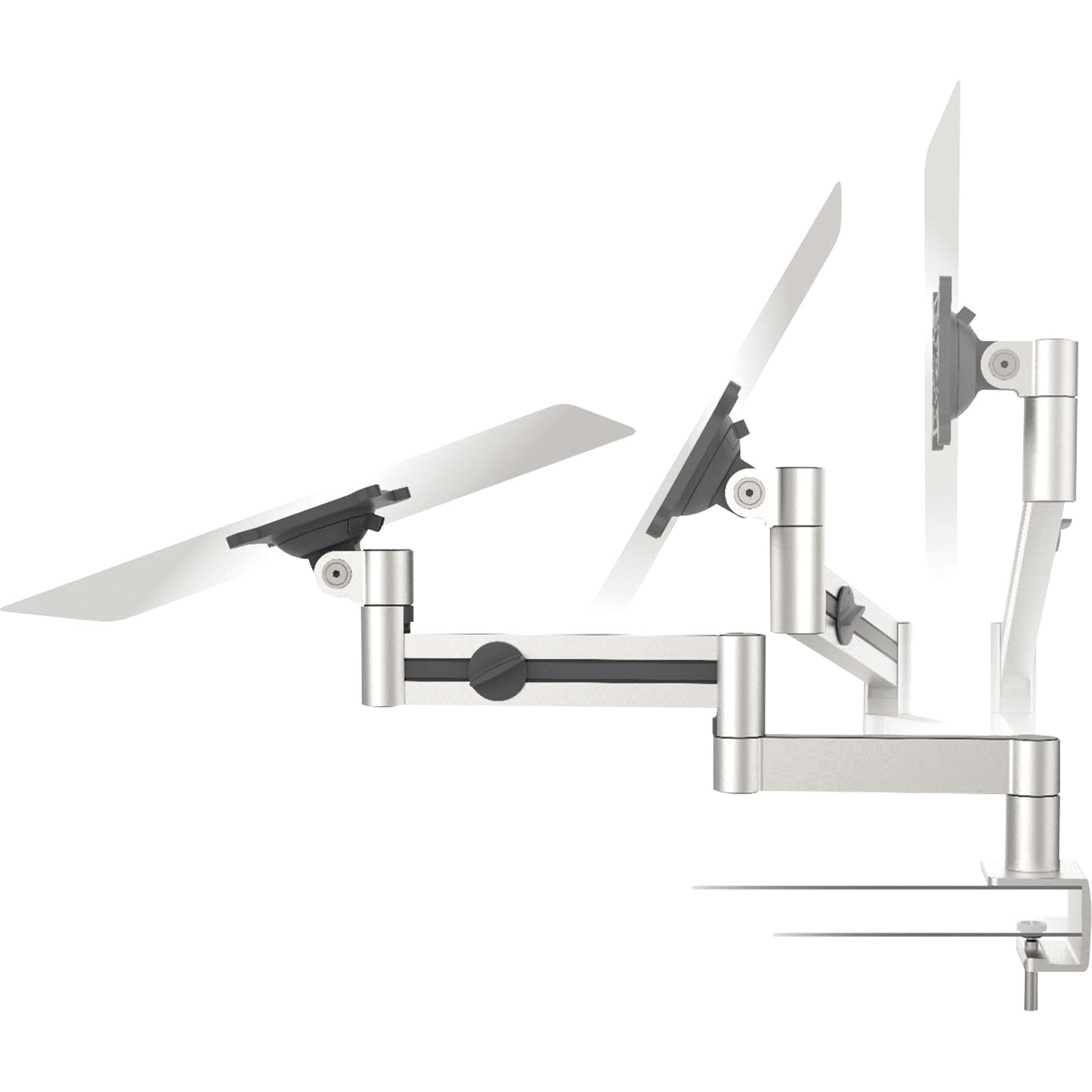 DURABLE Monitorschwenkarm PRO 34,5 x 47 x 12 cm (B x H x T) 3-8kg Aluminium/Kunststoff silber metallic