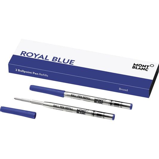 Montblanc Kugelschreibermine Montblanc Kugelschreiber B royal blue 2 St./Pack.